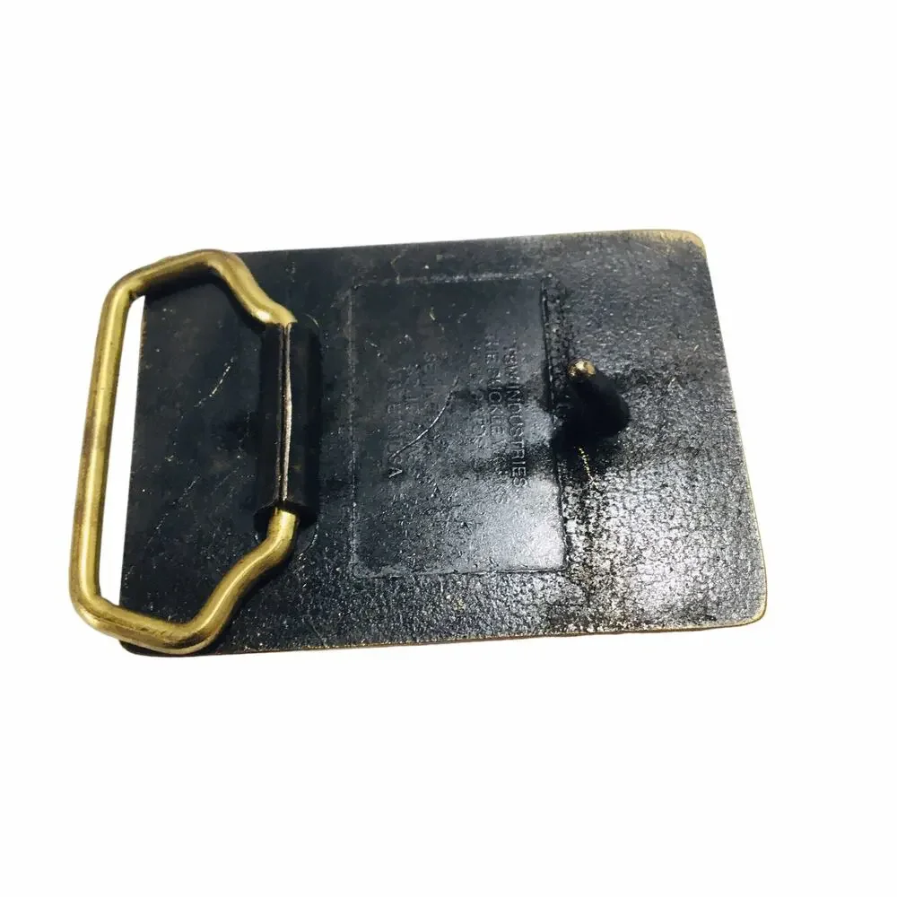 Plessey Belt Buckle Vintage Electronics Advertising Promo Promotional Western